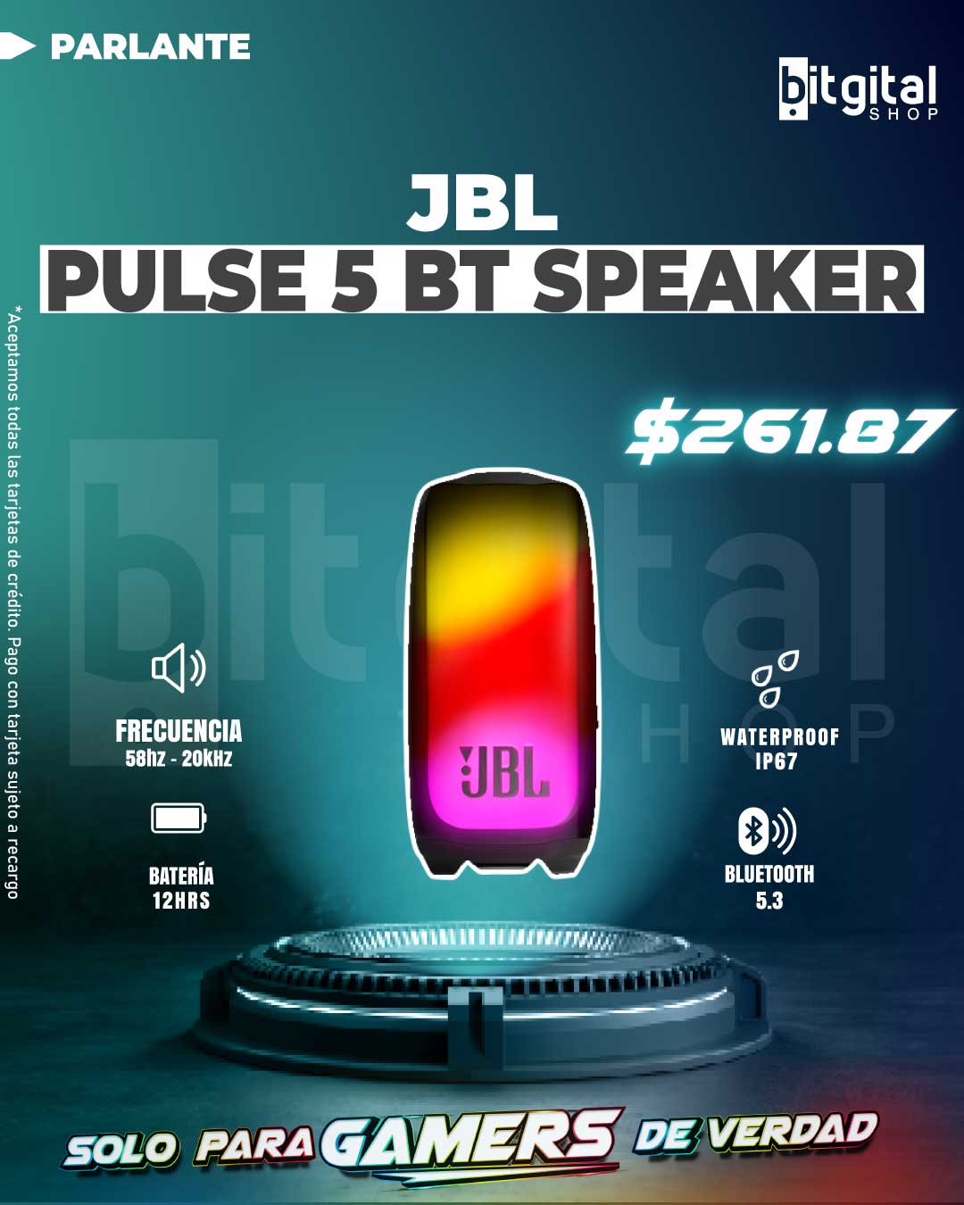 JBL PULSE 5 BT SPEAKER
