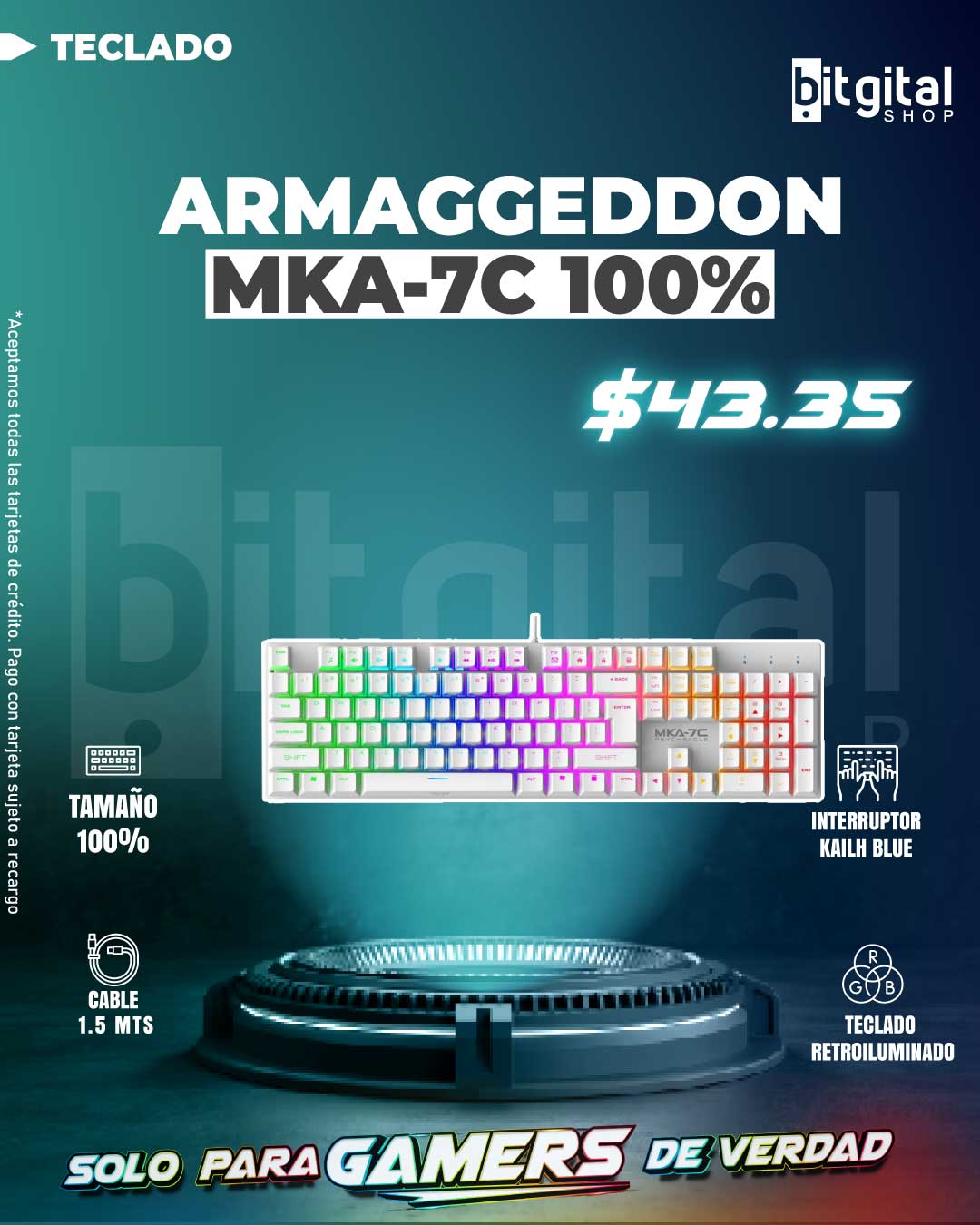 ARMAGGEDDON MKA-7C 100% — $43.35