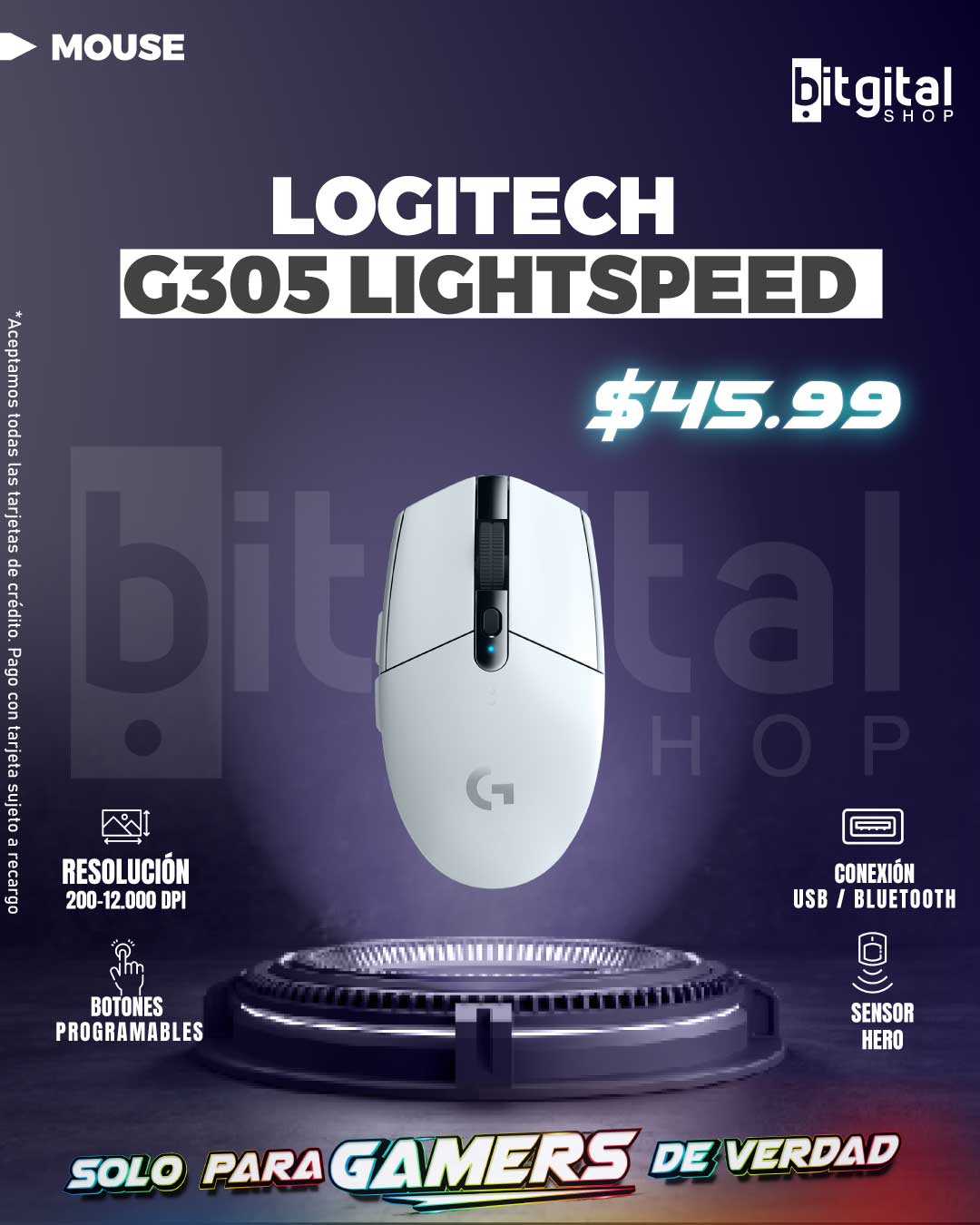 LOGITECH G305 LIGHTSPEED — $45.99