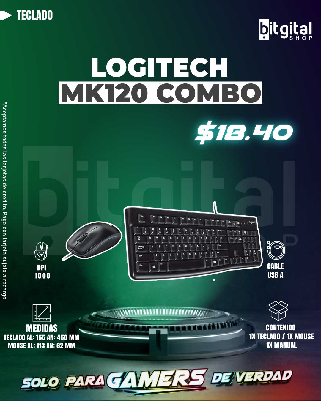 LOGITECH MK120 COMBO