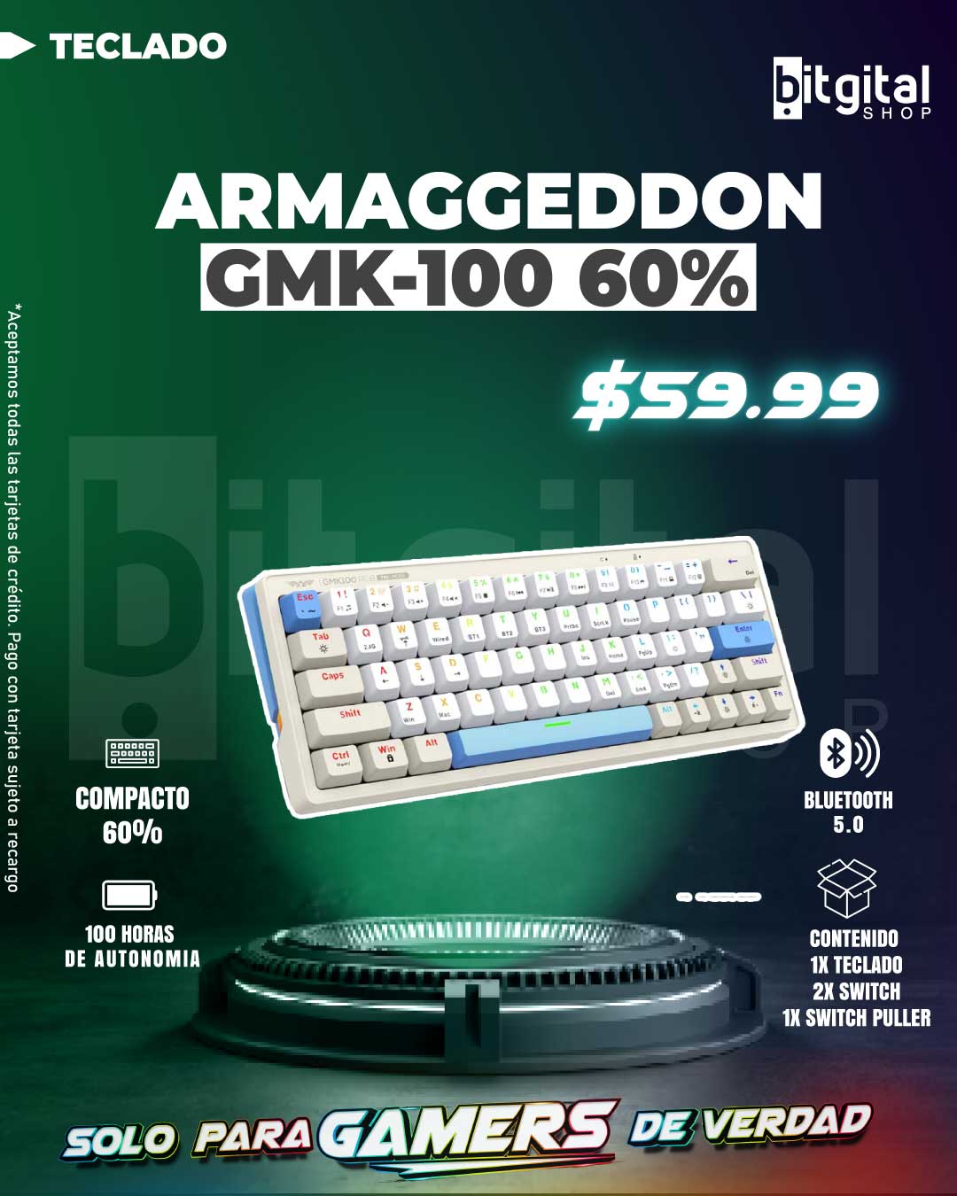 ARMAGGEDDON GMK-100 60% — $59.99