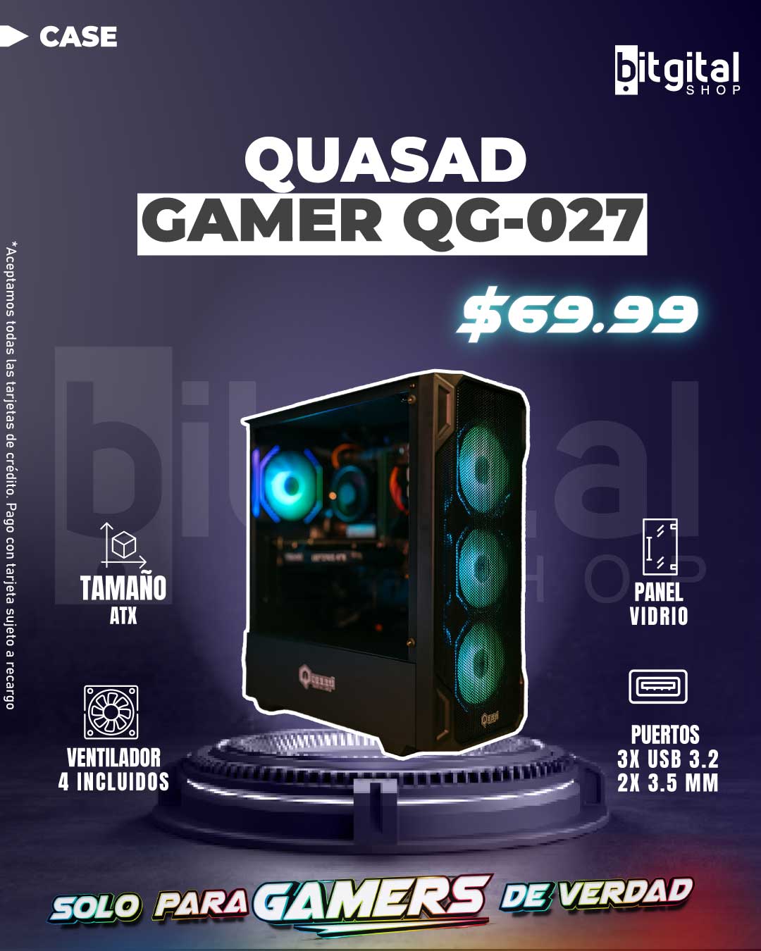 QUASAD GAMER QG-027 — $69.99