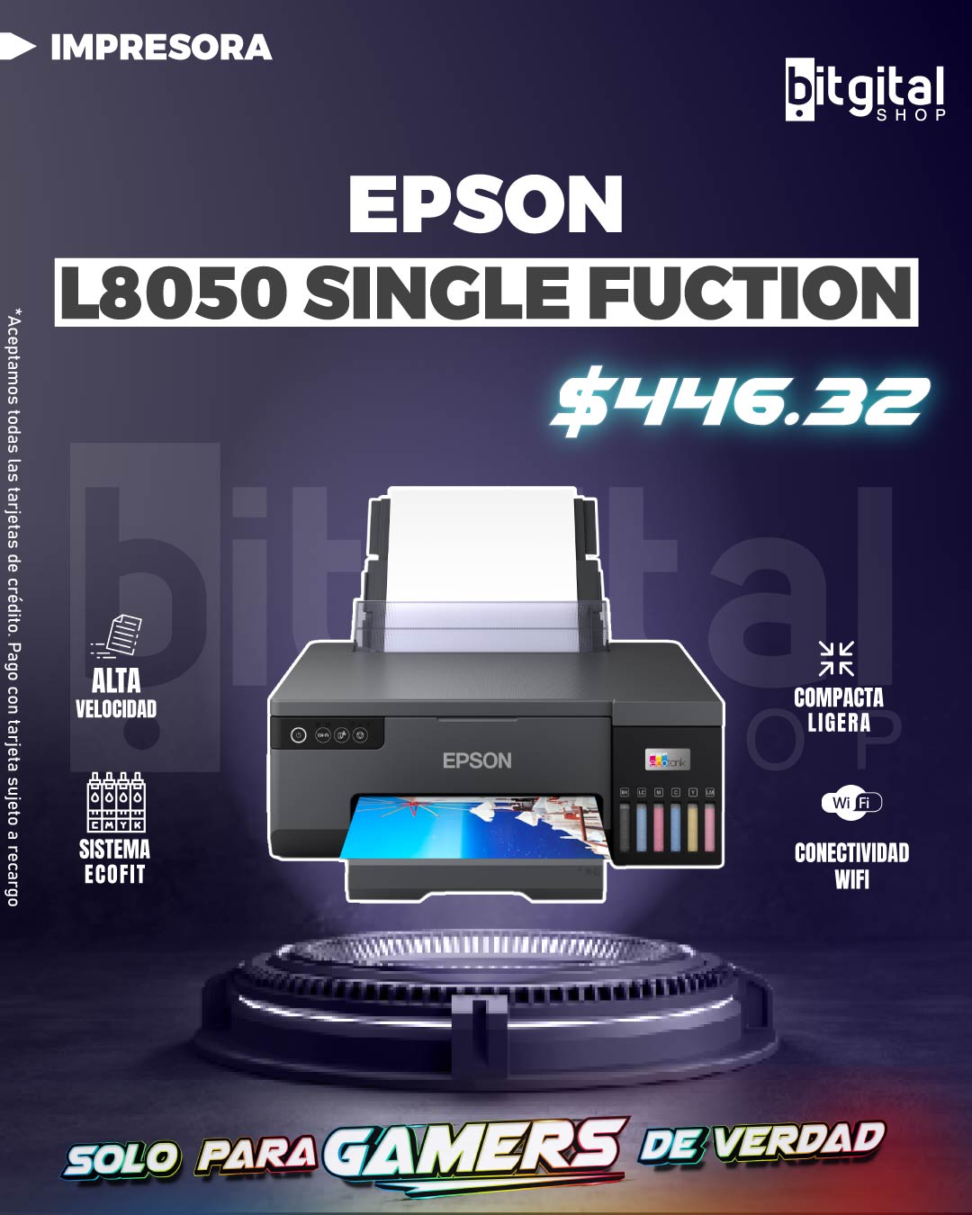 EPSON L8050 SINGLE FUNCTION