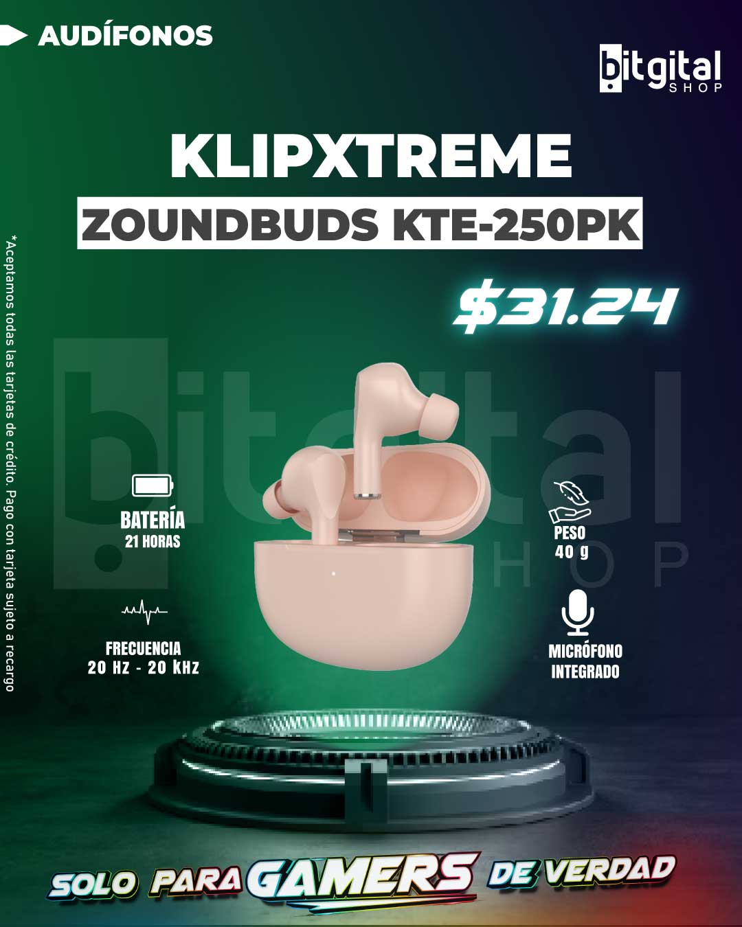 KLIPXTREME ZOUNDBUDS KTE-250PK — $31.24