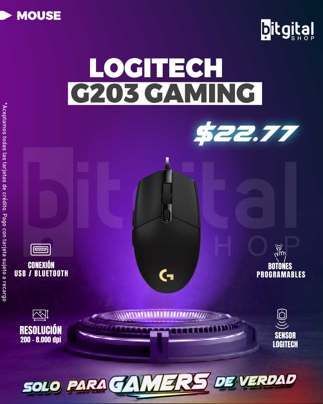 LOGITECH G203 GAMING