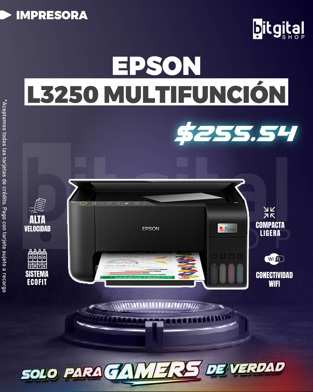 EPSON L3250 MULTIFUNCIÓN — $255.54