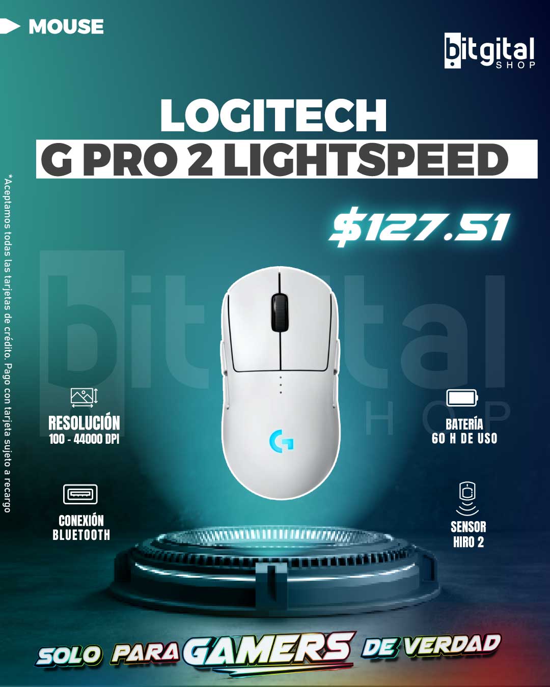 LOGITECH G PRO 2 LIGHTSPEED — $127.51