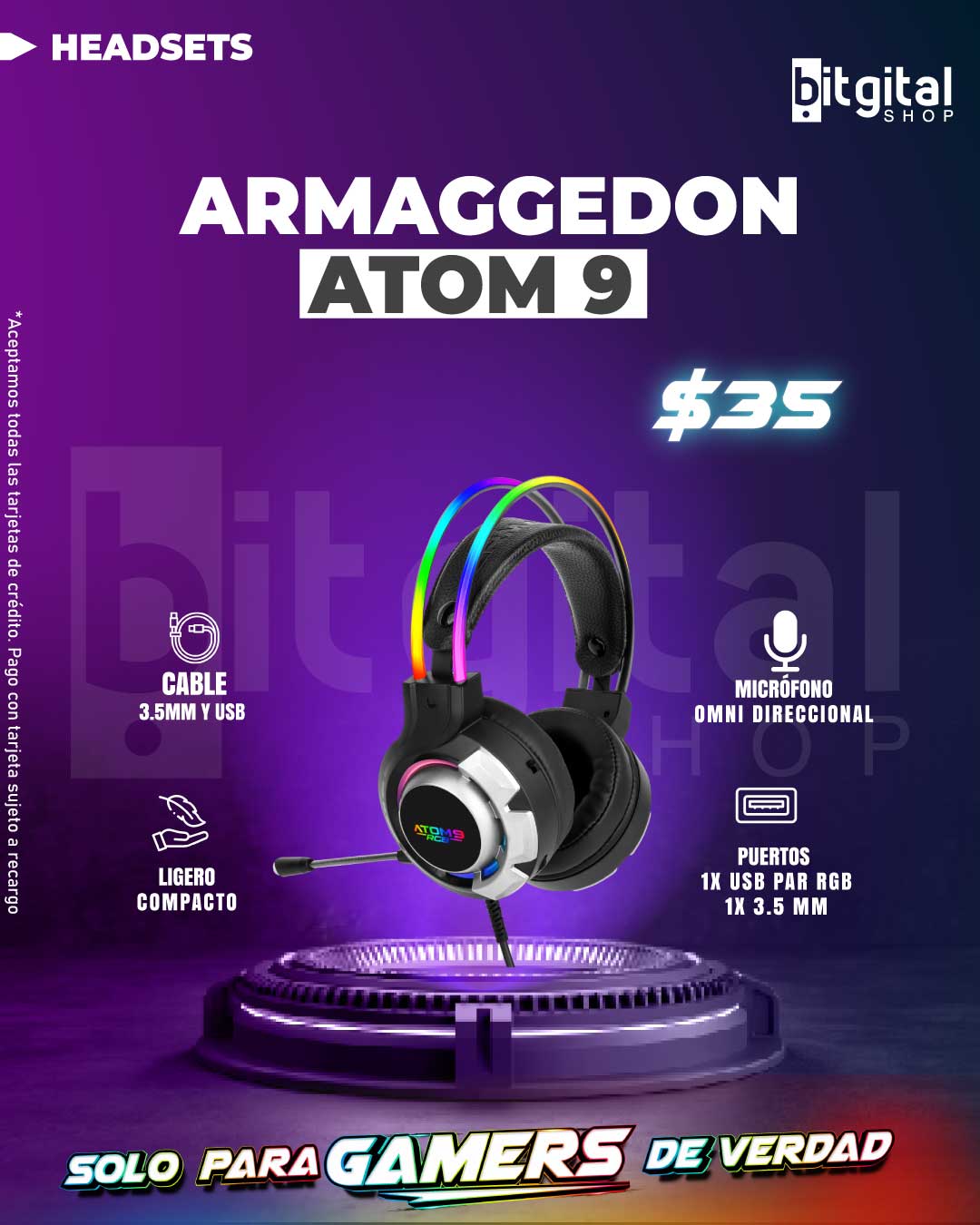 ARMAGEDON ATOM 9 — $35.00